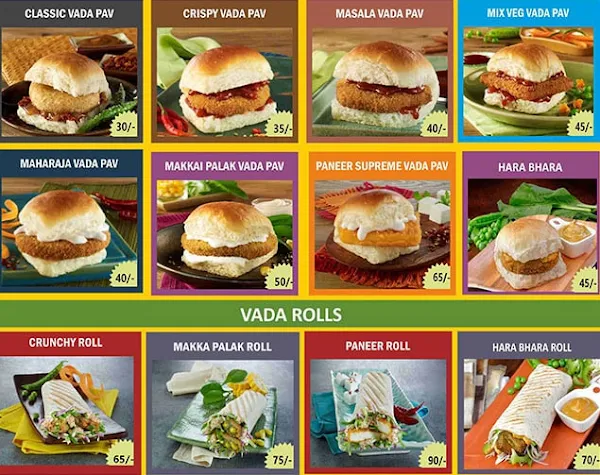 Goli Vada Pav No. 1 menu 