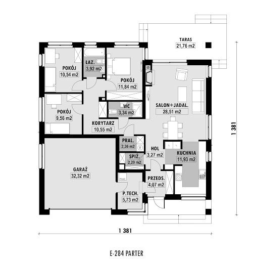 E-284 - Rzut parteru