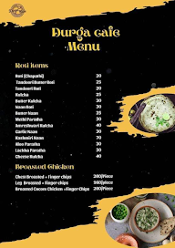 Sri Durga Cafe menu 1