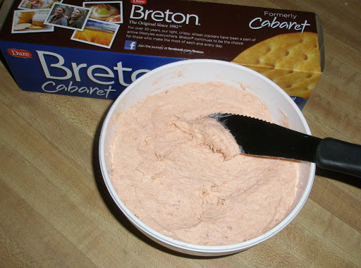 Just grab a cracker and slather it with the salmon pate' and your taste buds will thank you. 