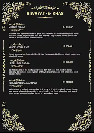 Queen's Biryani menu 