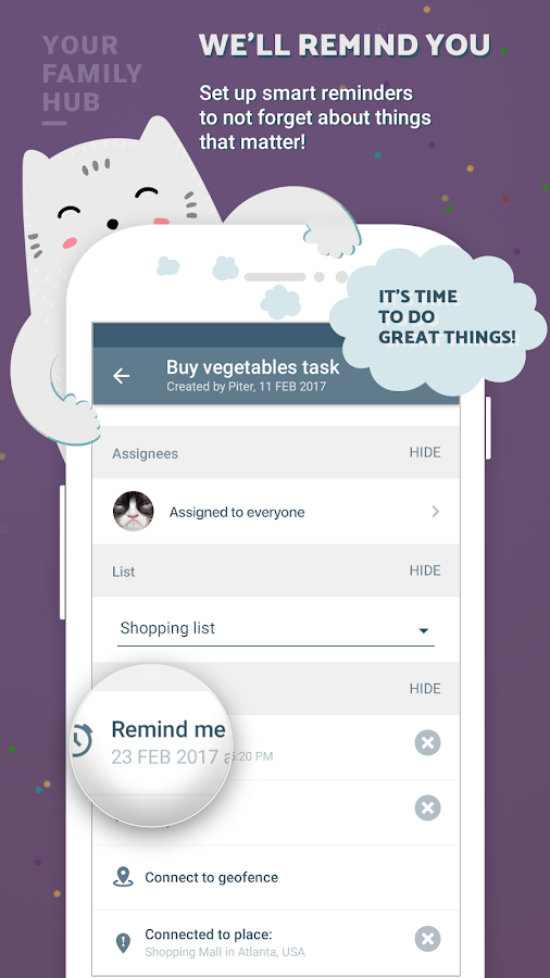    Family location and protection- screenshot  
