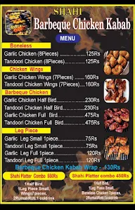 Shahi Kabab And Roll menu 1