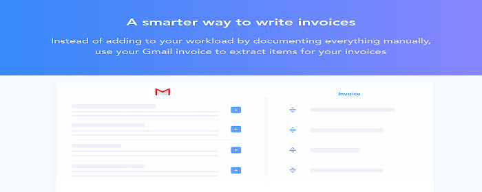 Gmail Invoice Generator marquee promo image