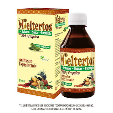 Mieltertos Jarabe Natural Freshly Frasco x 240 ml  