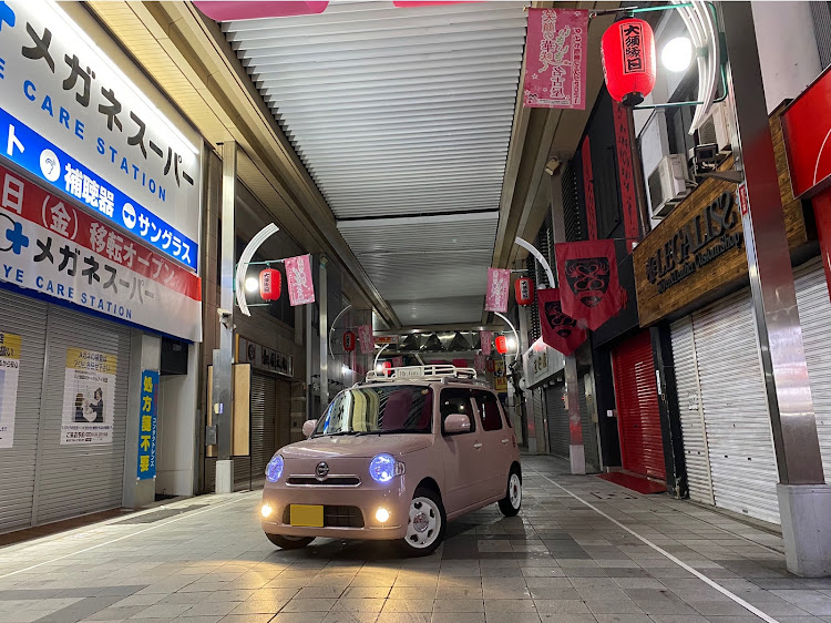 ミラココアの大須商店街・カメラ活動・ぼっち撮影会・ココかわ・雨の日に関するカスタム事例の投稿画像1枚目
