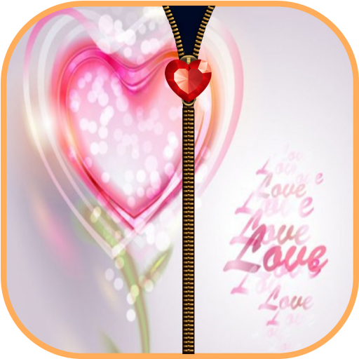 Lover Pink Zipper Screen Lock