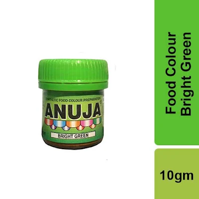 Anuja Food Color Bright Green - 10 gm