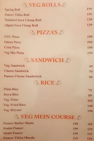 Milan's Cafe menu 3