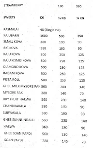 Swastik Sweets & Bakery menu 2