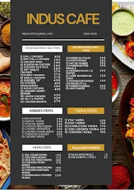 INDUS CAFE menu 2