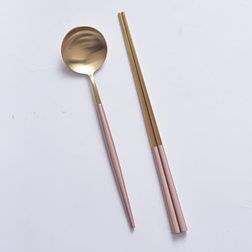 Pink and gold