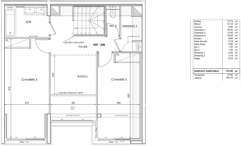 Vente duplex 5 pièces 132 m² à Saint-Cloud (92210), 1 431 000 €