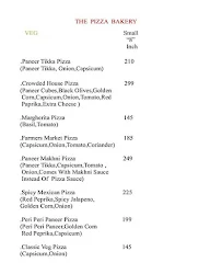 The Pizza Bakery menu 4