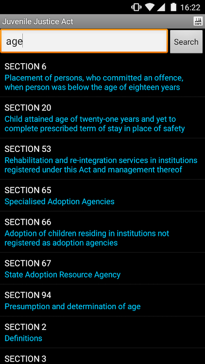 Juvenile Justice Act - 1.2 - (Android)