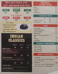 Pizza By The Way menu 2