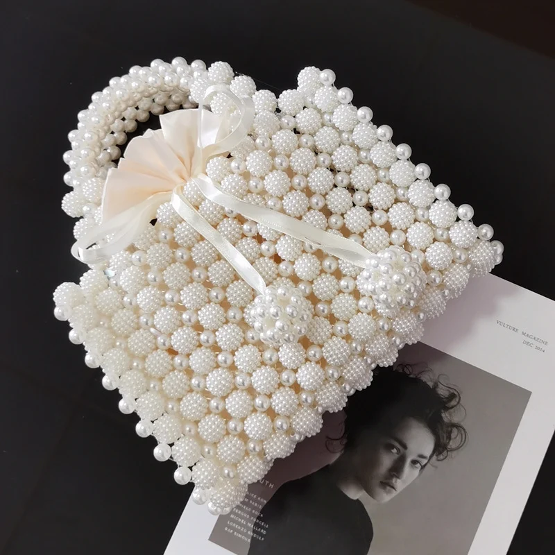 Title 6, French niche bayberry ball hand-woven beaded pe...
