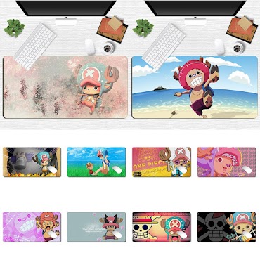 Tấm Lót Chuột Và Bàn Phím Máy Tính Họa Tiết Tony Chopper One Piece 30X60Cm Tiện Dụng