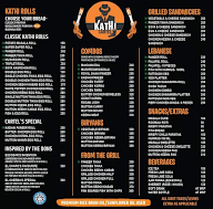 Kathi Cartel menu 1