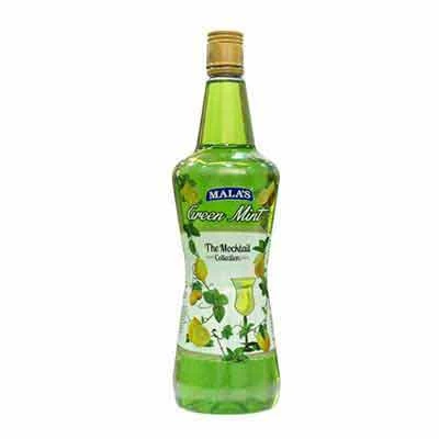 Mala'S Green Mint Syrup 1 Ltr