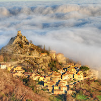 Nuvole sotto Campiglia d'Orcia di 