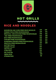 Hot Grills menu 1