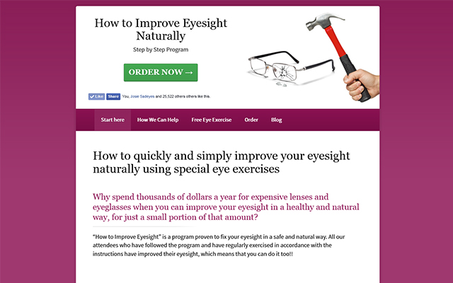 How to Improve Eyesight chrome extension
