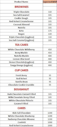 Auberry The Bake Shop menu 1