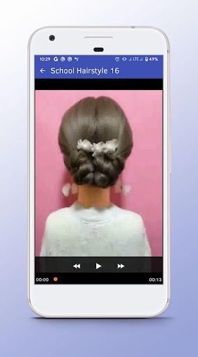 School Hairstyle - Video Step By Step Offline