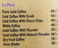 Cafe House & Ice Cream, Erandwane menu 5