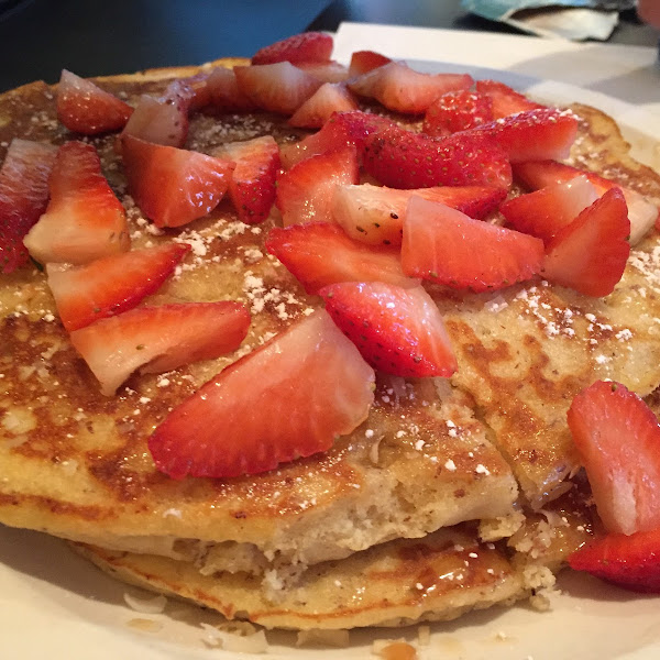 Gluten-Free Pancakes at Toni's Courtyard Cafe & Bakery