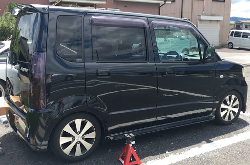 スズキ ワゴンrを華麗にカスタム By 拓海 18 07 29 車高調取り付けました 16インチやったらちょっと車高上げやなあかんかな Cartune