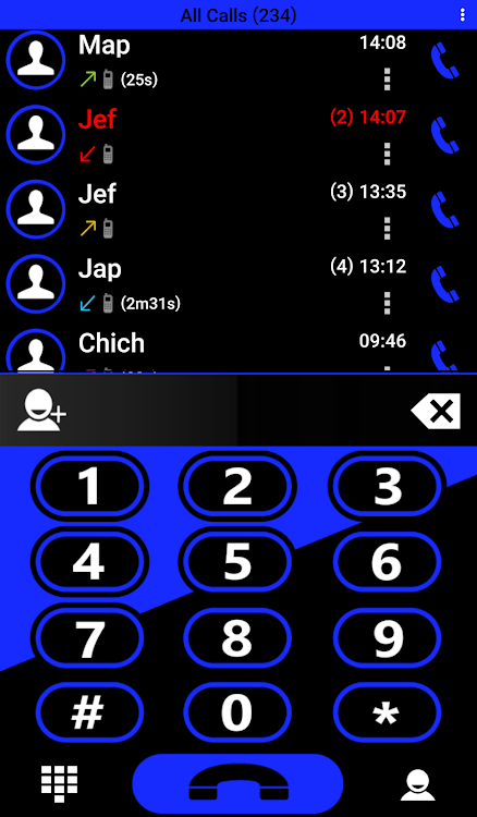 Theme Rocketdial Mixer Blue - 2.1 - (Android)