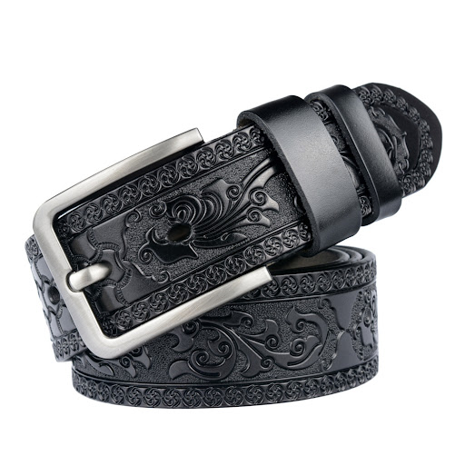 Title 2, Carved Craft Mens Belt