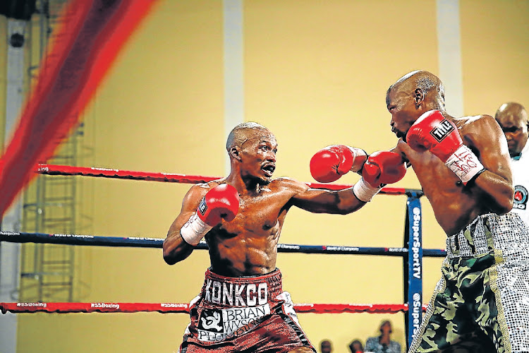 The last time Nkosinathi Joyi fought in the mini-flyweight was when he lost to Simpiwe Konkco three years ago. Picture: MARK ANDREWS © Daily Dispatch