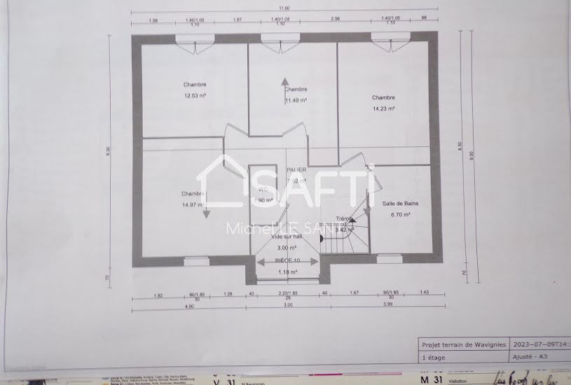  Vente Terrain à bâtir - 681m² à Wavignies (60130) 