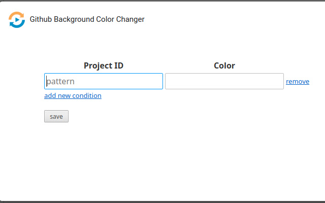 Github Background Color Changer chrome extension