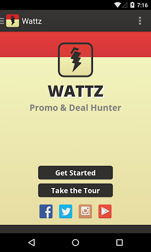 Wattz: Promo Deal Hunter