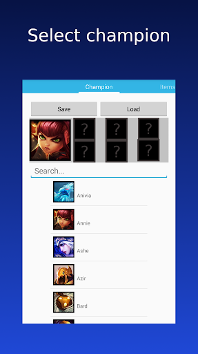 Item Builder for LoL