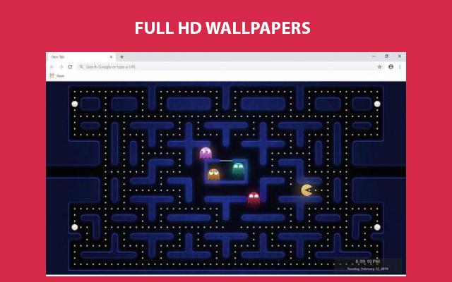 Pac – Man Wallpapers and New Tab