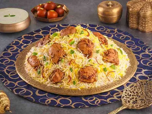 Lazeez Bhuna Murgh Biryani (Dum Chicken Biryani - Serves 4-5)