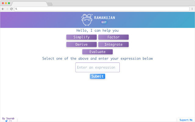 Ramanujan - Math Bot