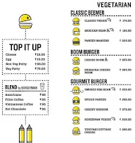 Mani's Burger Man menu 2