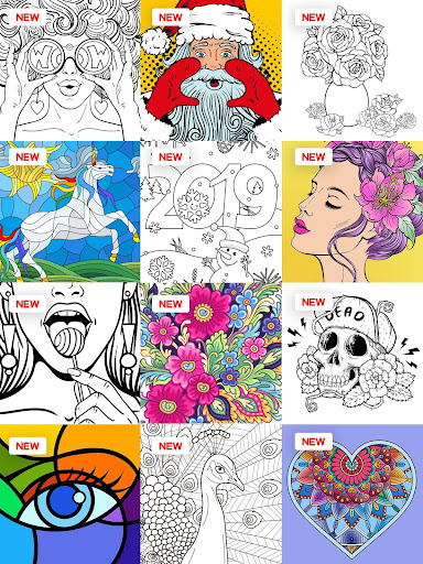 No.Paint - Relaxing Coloring games