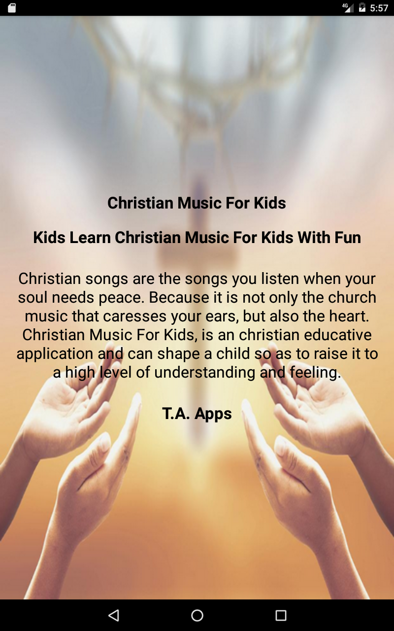 Christian Music For Kids Screen 2