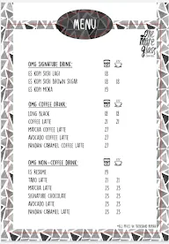 One More Glass Coffee menu 1