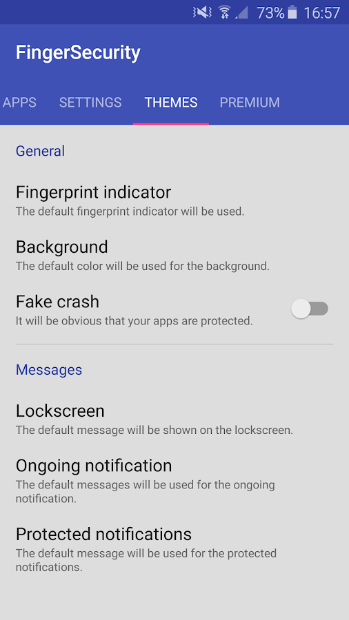    FingerSecurity- screenshot  