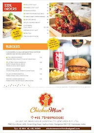 Chicken Man menu 1