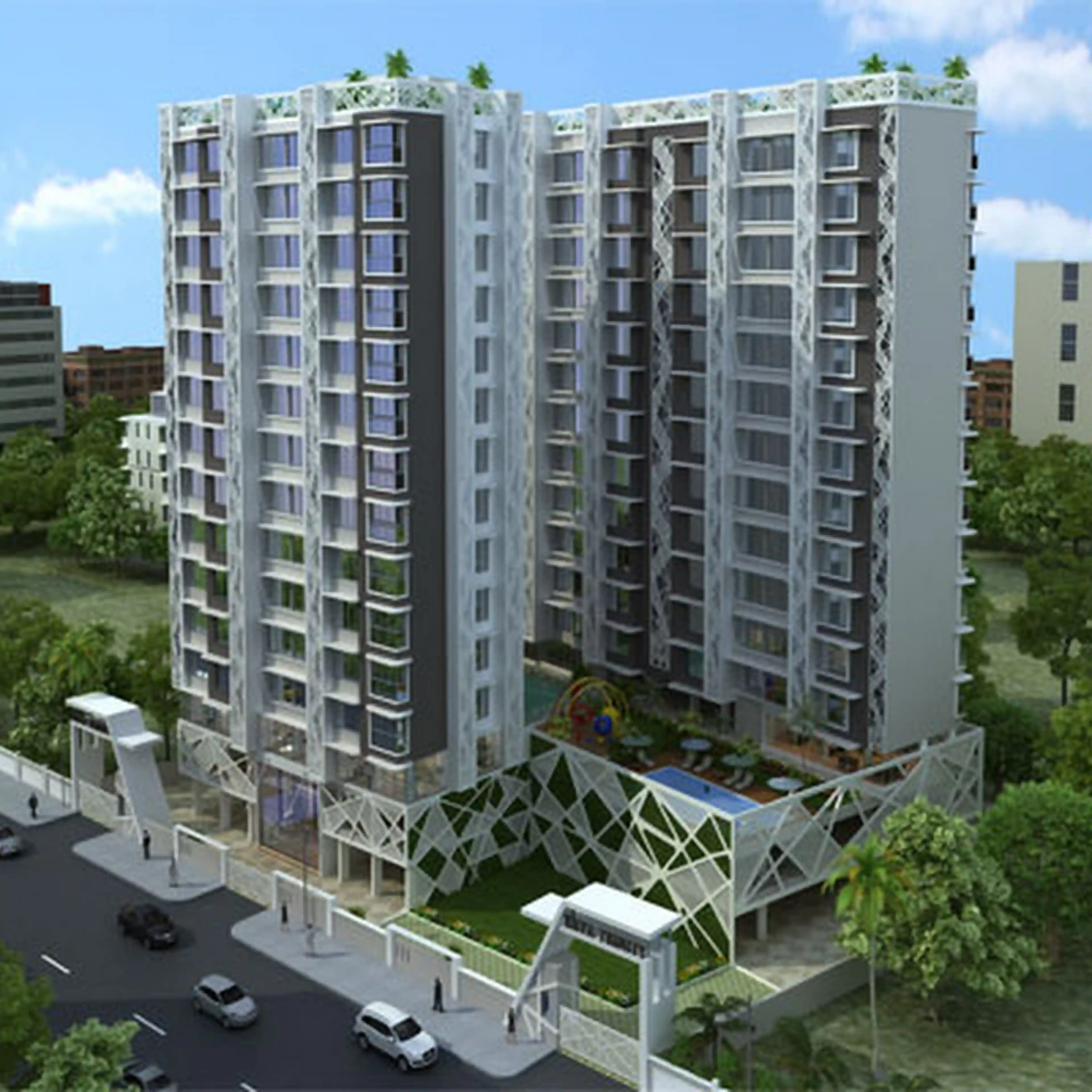 Ekta Trinity-elevation-1