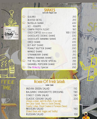 The Yellow House - The Robot Restaurant Shyam Nagar menu 2